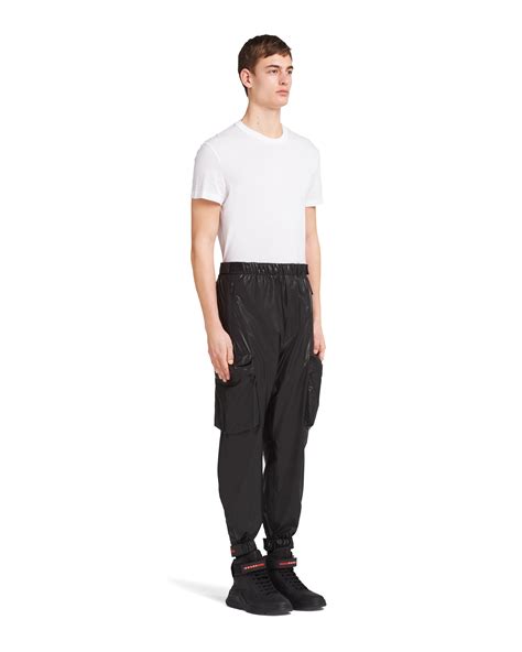 prada pants men cargo|Prada cargo pants black.